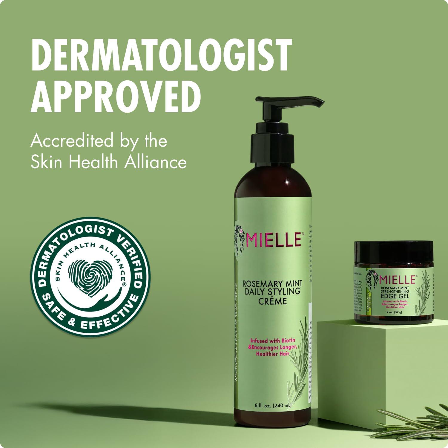 imageMielle Organics Curl Forming Glaze Kalahari Melon amp Aloe Vera Deep Hydration Styling Gel for Dry Curly and Textured Hair Enhances Curl Definition with LongLasting Hold amp Shine 75 OunceMint