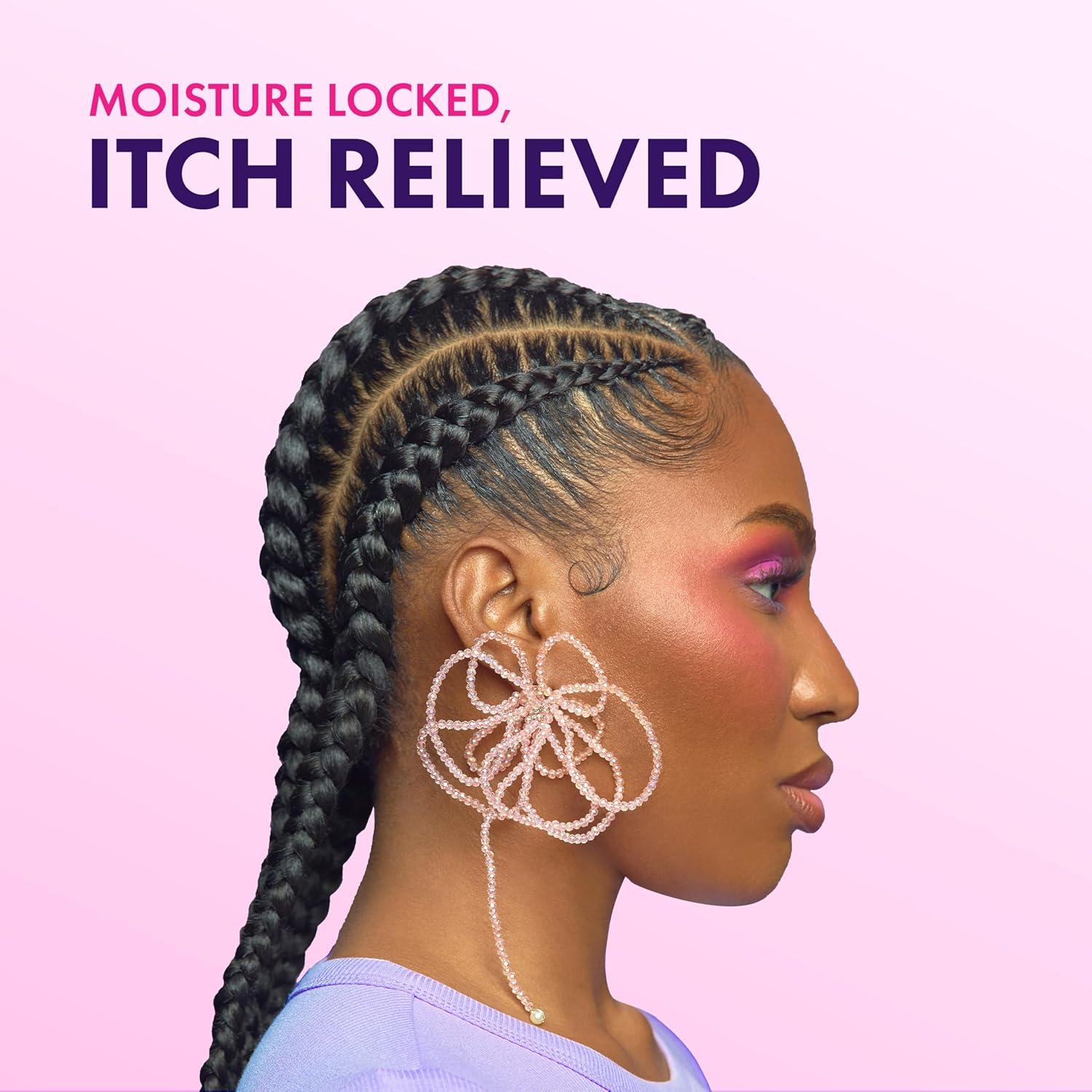imageMielle Organics Lavender amp Lychee Scalp Moisturizing Lotion LeaveIn Treatment for Dry Itchy Scalp Lightweight Scalp Moisturizer with Niacinamide Aloe Menthol Protective Styles 4 fl oz