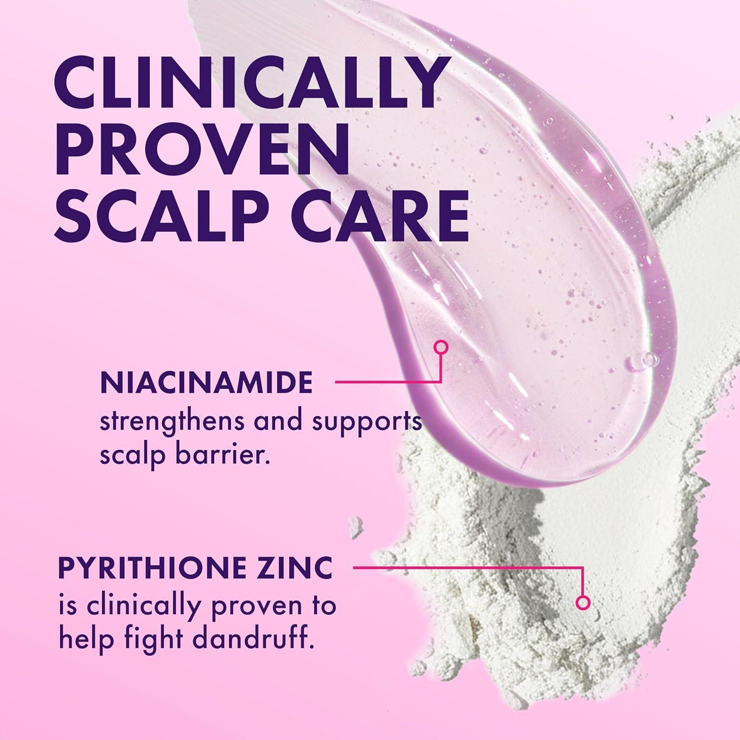 imageMielle Organics Lavender amp Lychee Scalp Moisturizing Shampoo with 1 Pyrithione Zinc AntiDandruff Shampoo for Flake amp Itch Relief SulfateFree 12 fl oz