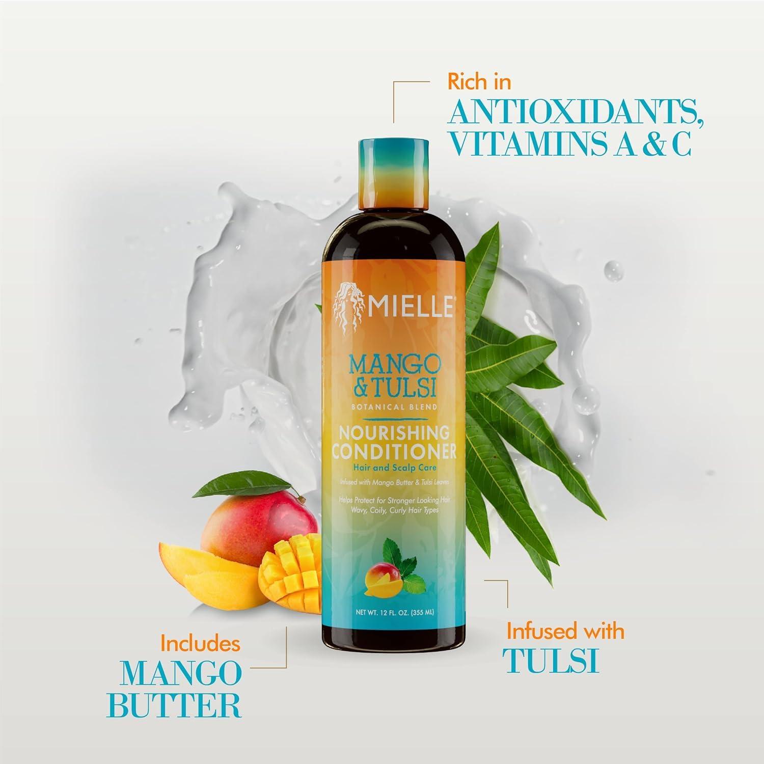 imageMielle Organics Mango amp Tulsi Nourishing Conditioner 12 Oz6 Fl Oz Pack of 1
