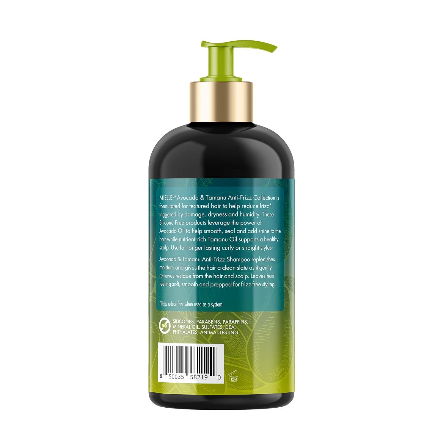 imageMielle Organics Mango amp Tulsi Nourishing Hair Shampoo Moisturizing Shampoo for Curly Hair Gently Cleanses amp Remove Scalp Impurities Nourishes Strengthens amp Balances Moisture 6 Fl OzAvocado