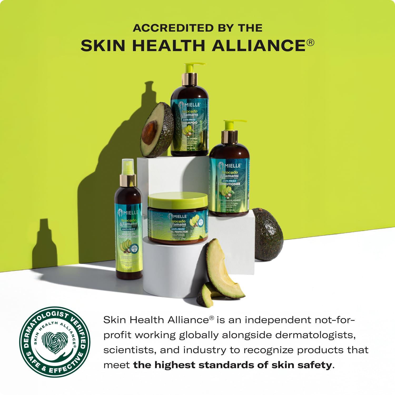 imageMielle Organics Mango amp Tulsi Nourishing Hair Shampoo Moisturizing Shampoo for Curly Hair Gently Cleanses amp Remove Scalp Impurities Nourishes Strengthens amp Balances Moisture 6 Fl OzAvocado