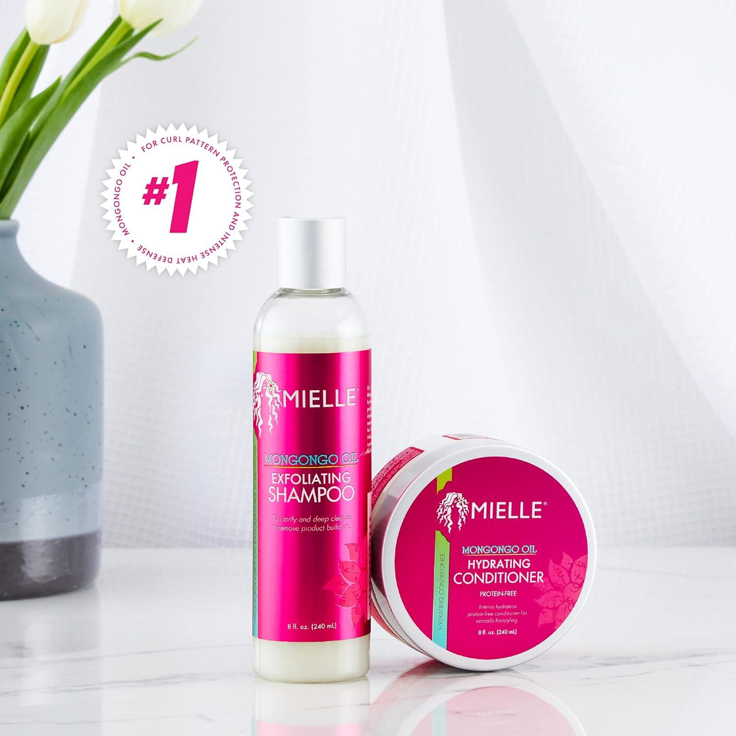 imageMielle Organics Mongongo Oil Exfoliating Hair Shampoo SulfateFree Shampoo amp Scalp Exfoliator to Remove Dirt Oil amp Product BuildUp Maintains Essential Moisture 8 Fl Oz
