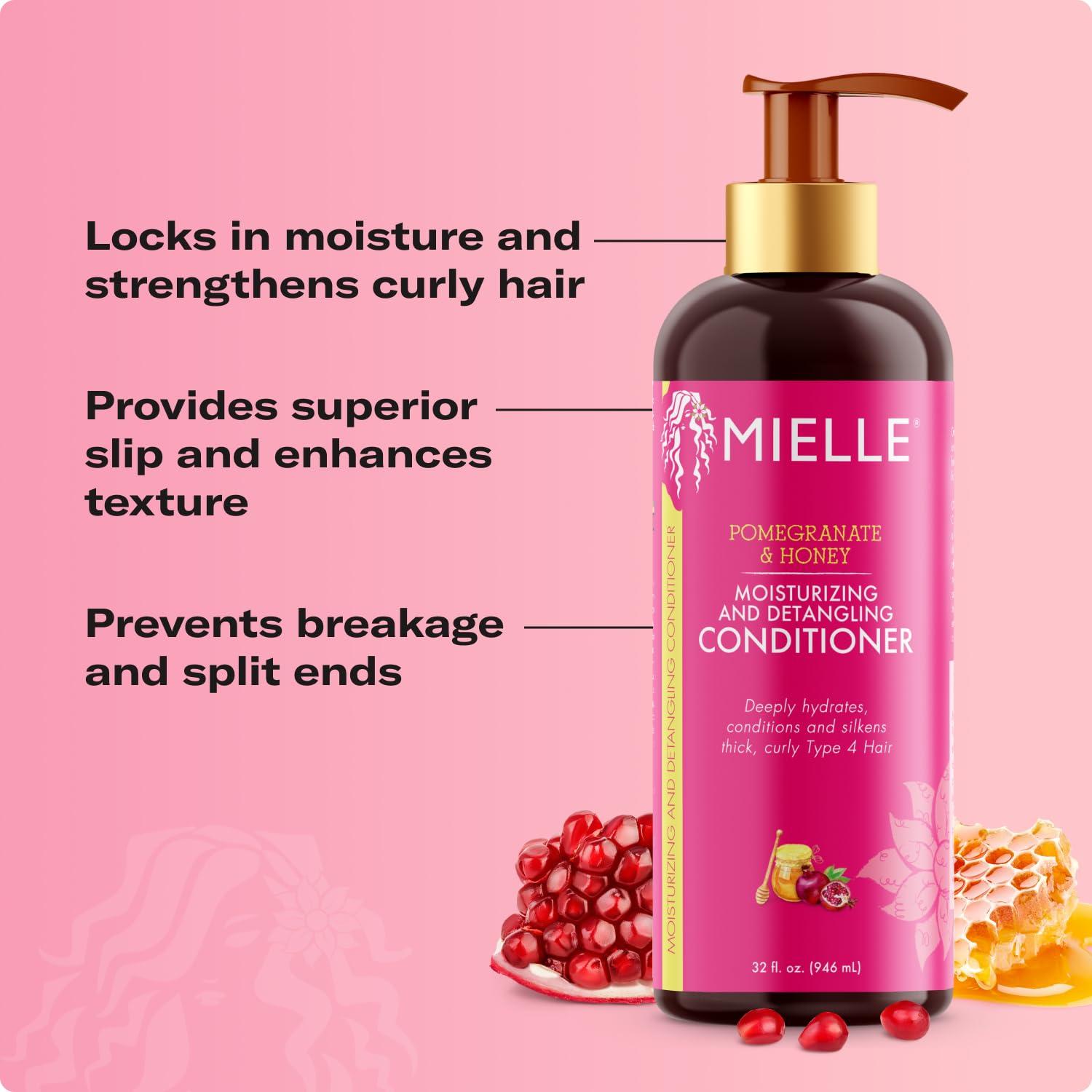 imageMielle Organics Pomegranate amp Honey Twin Pack Shampoo amp Conditioner