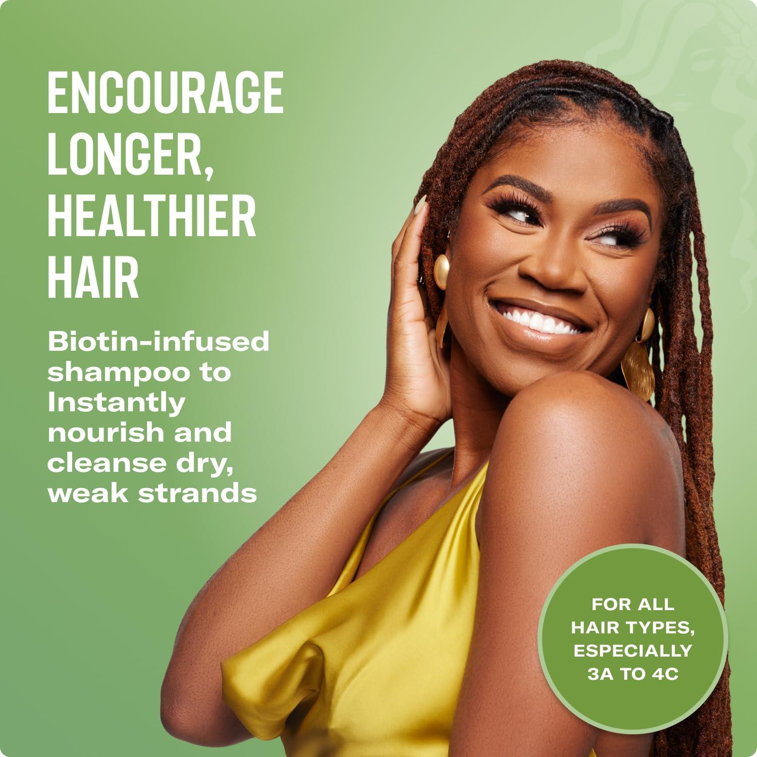 imageMielle Organics Rosemary Mint Strengthening Shampoo and LeaveIn Conditioner Infused with Biotin Cleanses and Helps Strengthen Weak and Brittle Hair 12 Ounces