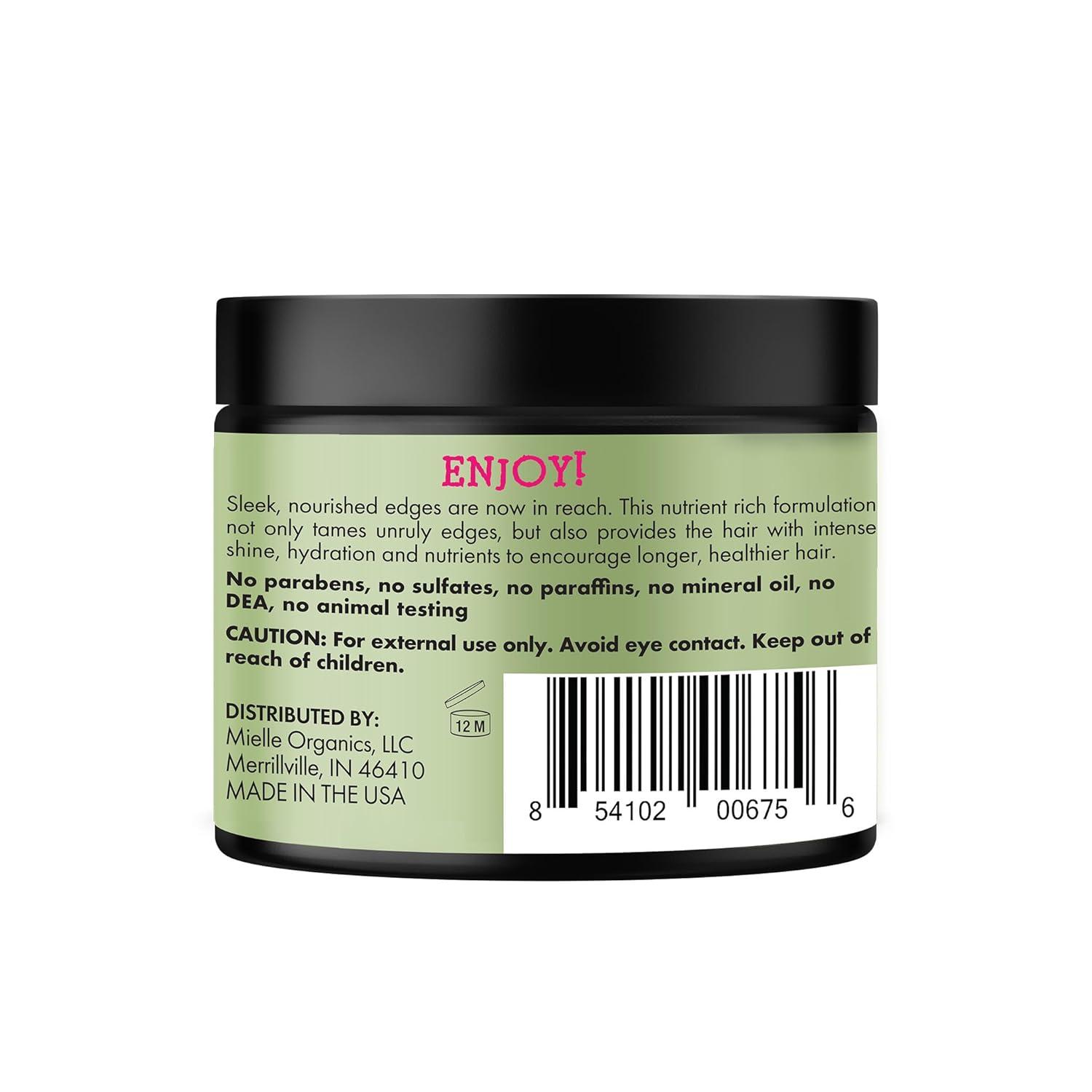 imageMielle Organics Rosemary amp Mint Edge Control Gel Strong Hold Hair amp Edge Gel for Women amp Men Infused with Biotin Coconut amp Babassu Oil to Encourage Longer Healthier Hair 2 Fl OzRosemary Mint