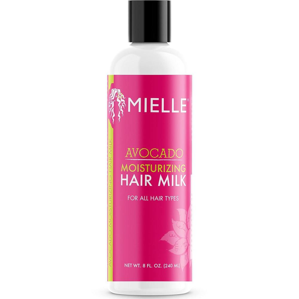 imageMielle Organics Avocado Hair Milk for All Hair Types Moisturizing Lotion for Dry Hair 8 Ounces