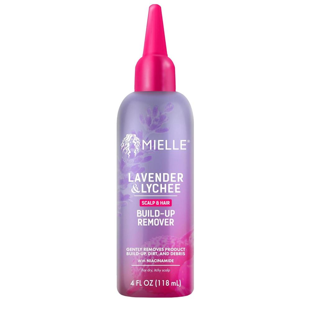imageMielle Organics Lavender amp Lychee Scalp amp Hair BuildUp Remover Clarifying PreShampoo Treatment for Product Build Up Dirt amp Oil With Niacinamide Castor Oil amp Lavender Extract 4 fl oz