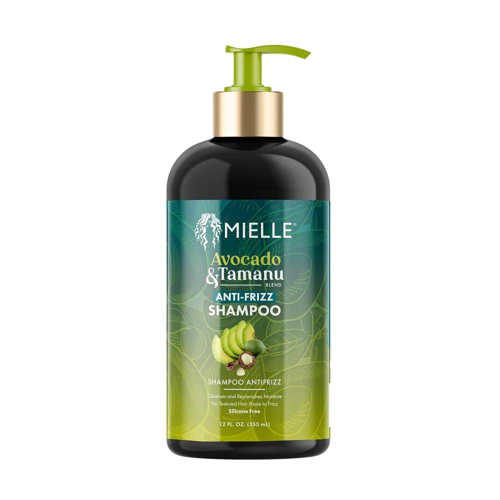 imageMielle Organics Mango amp Tulsi Nourishing Hair Shampoo Moisturizing Shampoo for Curly Hair Gently Cleanses amp Remove Scalp Impurities Nourishes Strengthens amp Balances Moisture 6 Fl OzAvocado
