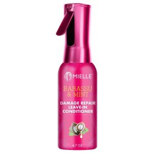 Mielle Organics Babassu & Mint Damage Repair Leave-In Conditioner for Damage Free Styling, 6.7 Ounce