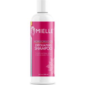 Mielle Organics Mongongo Oil Exfoliating Hair Shampoo – Sulfate-Free Shampoo & Scalp Exfoliator to Remove Dirt, Oil & Product Build-Up – Maintains Essential Moisture (8 Fl Oz)