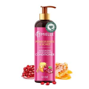 Mielle Organics Pomegranate & Honey Detangling Conditioner for Curly Hair – Deep Moisturizing Conditioner to Help Strengthen Strands, Prevents Breakage and Split Ends & Improves Hydration (32 Fl Oz)(12 Fl Oz (Pack of 1))
