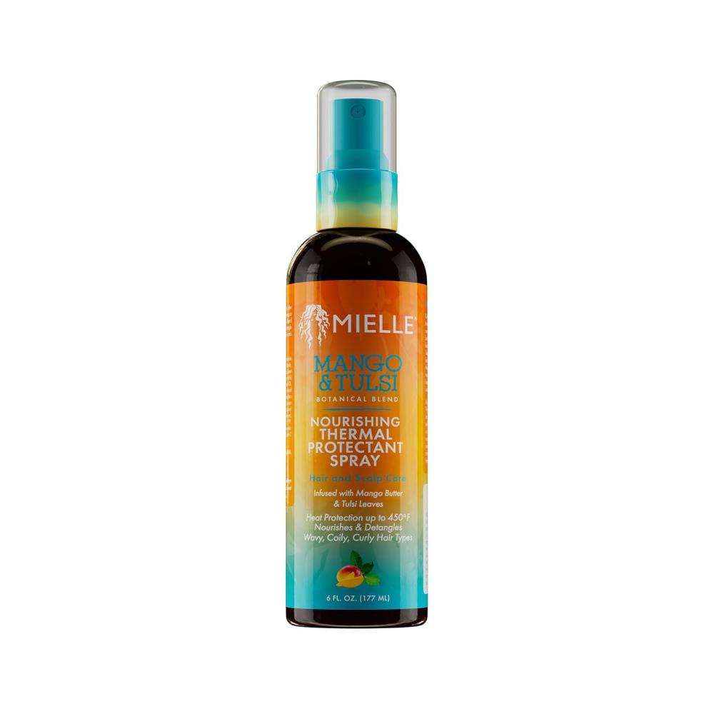 imageMielle Organics Nourishing Thermal Heat Protectant Spray Heat Protection Spray for Hair to Detangle Nourish amp Protect Shields Hair from Blow Outs amp Styling Tools 6 Fl Oz6 Fl Oz Pack of 1