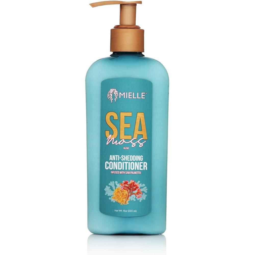 imageMielle Organics Sea Moss AntiShedding Hair Conditioner Hydrating Conditioner for Dry Hair Fortifies Strands for Reduced Shedding Improves Look and Feel with One Use 8 Oz8 Fl Oz Pack of 1