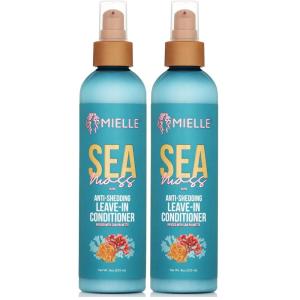 Mielle Organics Sea Moss Anti-Shedding Hair Conditioner – Hydrating Conditioner for Dry Hair – Fortifies Strands for Reduced Shedding – Improves Look and Feel with One Use (8 Oz)(8 Fl Oz (Pack of 2))