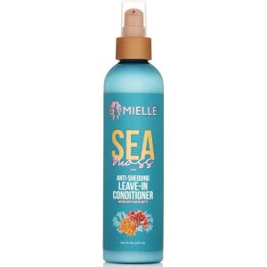 Mielle Organics Sea Moss Anti-Shedding Leave In Conditioner for Curly Hair – Moisturizing Leave In Treatment Spray to Detangle, Style and Refresh Curls (8 Oz)