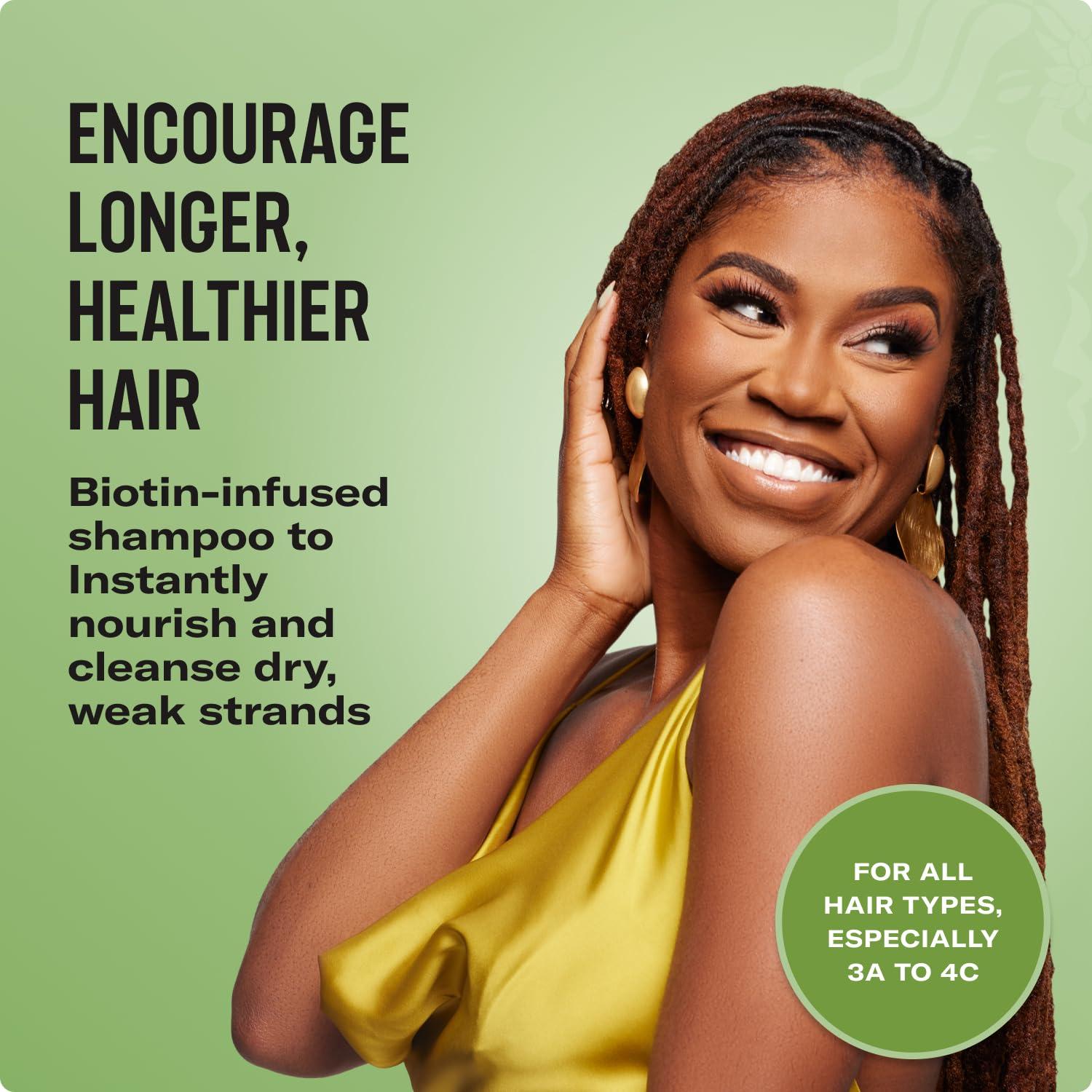 imageMielle Organics Rosemary Mint Hair Strengthening Biotin Shampoo Moisturizing Hair Shampoo for Women and Men to Gently Cleanse Repair amp Protect Strands 12 oz12 Fl Oz Pack of 1