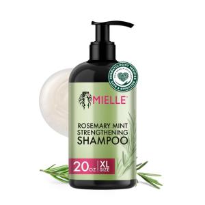Mielle Organics Rosemary Mint Hair Strengthening Biotin Shampoo – Moisturizing Hair Shampoo for Women and Men to Gently Cleanse, Repair & Protect Strands (12 oz)(20 Fl Oz (Pack of 1))