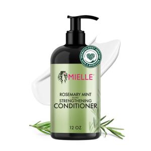 Mielle Organics Rosemary Mint Strengthening Hair Conditioner for Women & Men – Biotin Infused Detangling & Hydrating Conditioner to Increase Manageability & Support Longer, Healthier Strands, 12 oz(12 Ounce (Pack of 1))