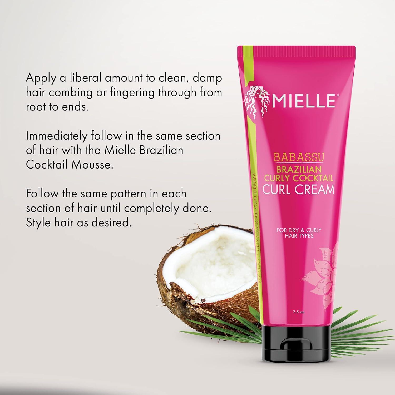 imageMielle Organics Brazilian Curly Cocktail Curl Cream 75 oz