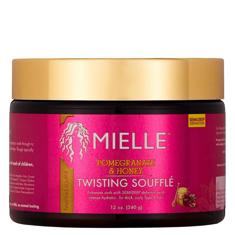 imageMielle Organics Pomegranate amp Honey Twisting Souffl Sulfate and Paraben Free 12 Ounces