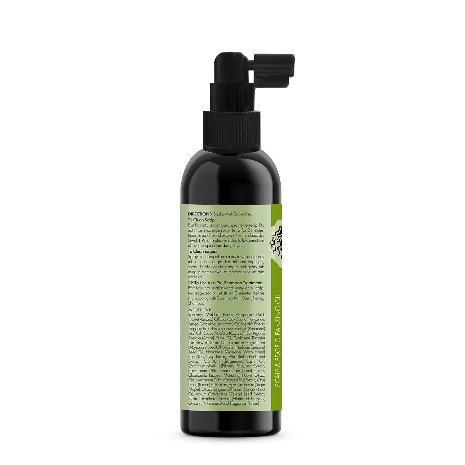 imageMielle Organics Braid Refresh Duo Rosemary Mint No Rinse Scalp amp Edge Cleansing Oil infused with Biotin Kalahari Melon amp Aloe LeaveIn Conditioner 2 Products