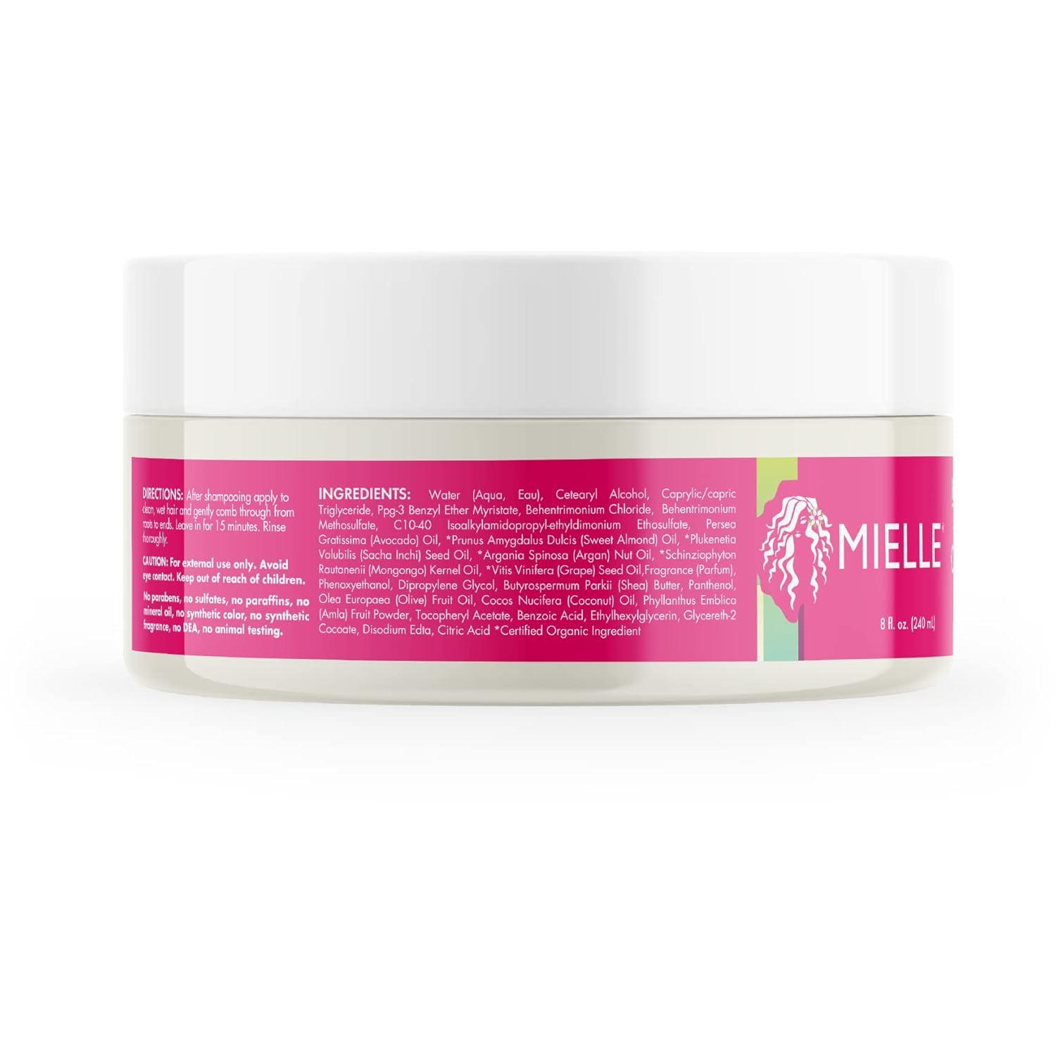 imageMielle Organics Mongongo Oil ProteinFree Hydrating Hair Conditioner Deep Conditioner for Dry Damaged Hair Infused with Almond Oil for Improved Softness amp Shine 8 Fl Oz